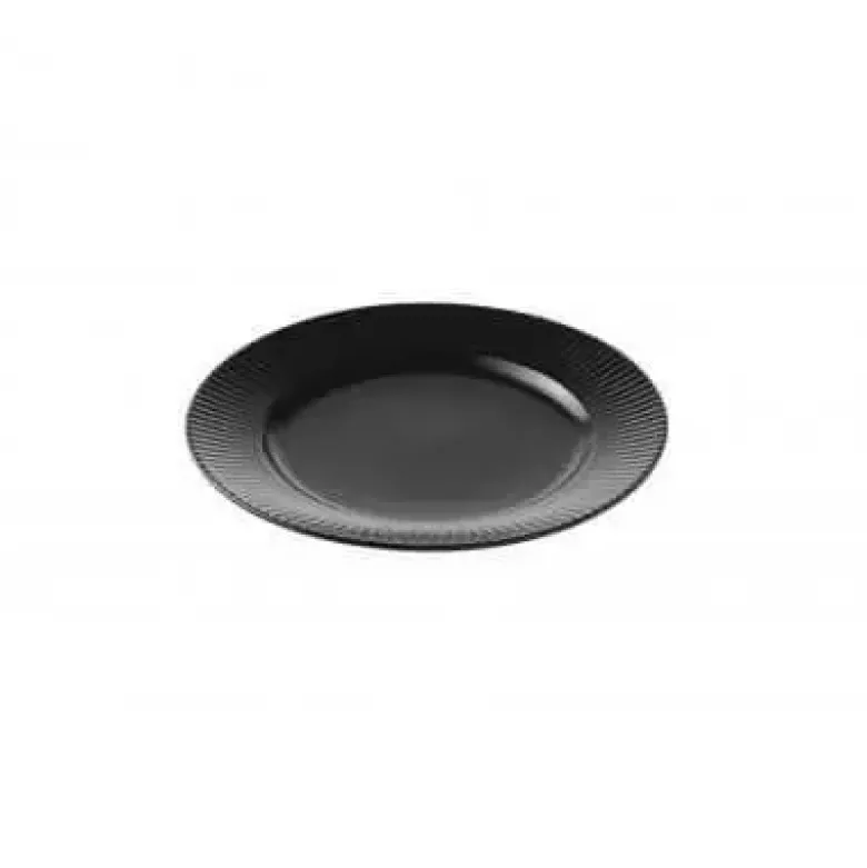 Aida Groovy sort tallerken 22 cm