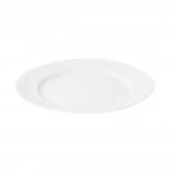 Aida Groovy tallerken hvid 26,5 cm