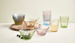 Aida Mosaic farvede glas 4 stk 34 cl