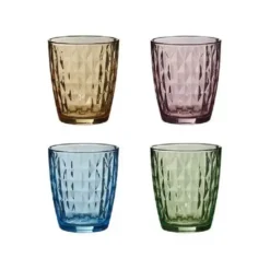 Aida Mosaic farvede glas 4 stk 34 cl