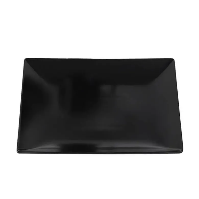 Aida Quadro Firkantet tallerken 21x21 cm sort