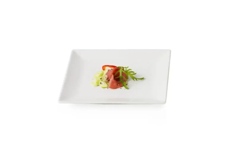 Aida Quadro flad tall 18x18 cm hvid