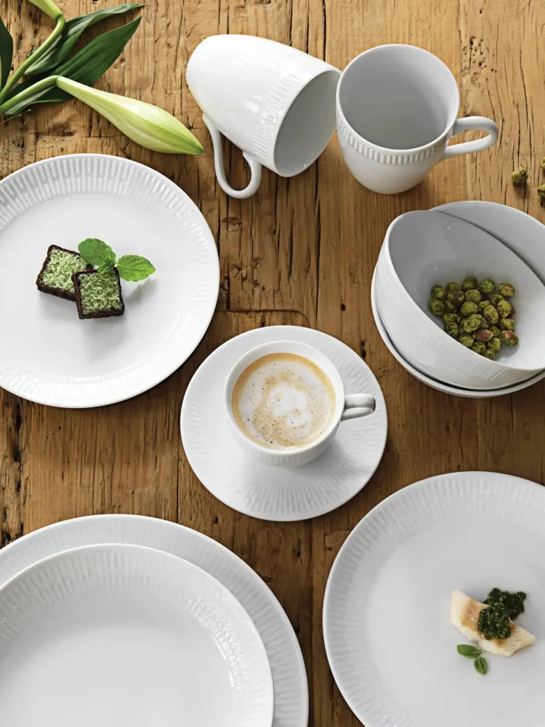 Aida Relief Frokosttallerken Ø22 cm 4 stk