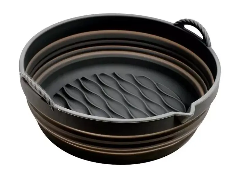 Airfryer bradepande foldbar silikone rund