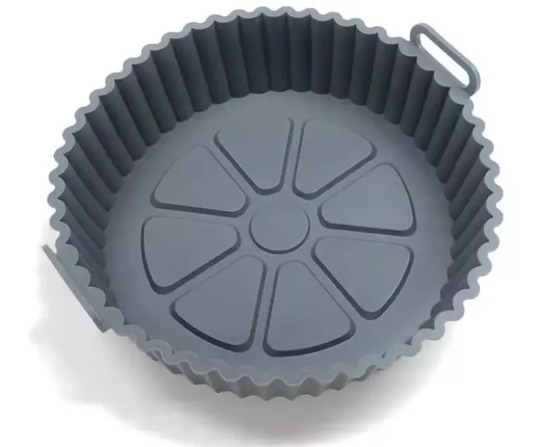 Airfryer bradepande silikone rund grå