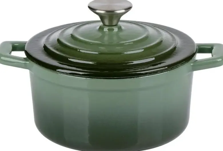 Alpina Støbejernsgryde grøn Ø14 cm