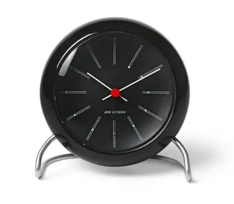 Arne Jacobsen Bankers bordur sort