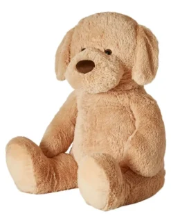 Bamse Hund 100 cm lys brun