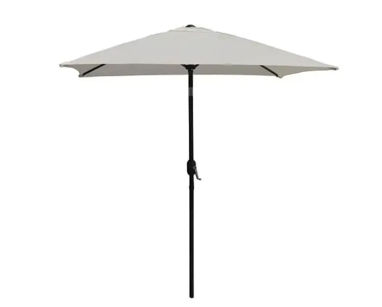 Barcelona parasol alu med tilt 2x2 m natur