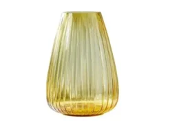 Bitz Kusintha Vase 22 cm Amber