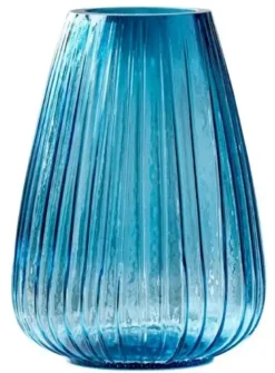 Bitz Kusintha Vase 22 cm Blå