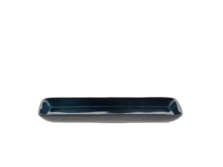 Bitz serveringsfad 38x14 cm sort/blå