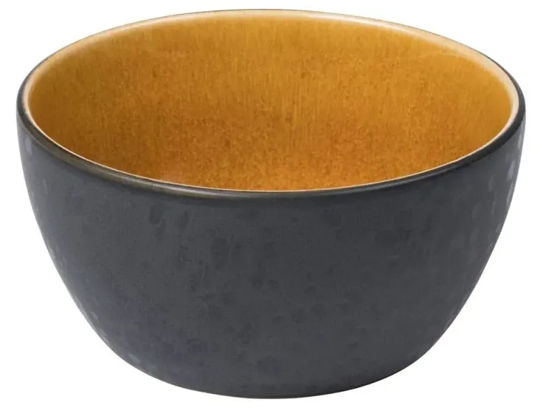 Bitz skål Ø12 cm sort/amber