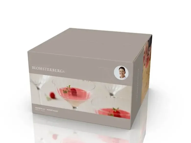 Blomsterbergs Dessertglas 430 ml 4 stk.