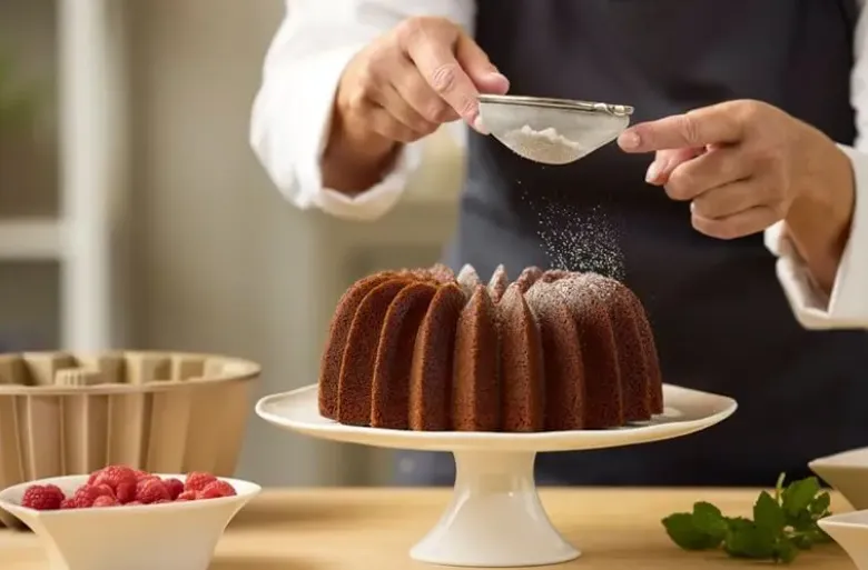 Blomsterbergs Slice Bundt-kageform Dia 24 x 10 cm Rose gold