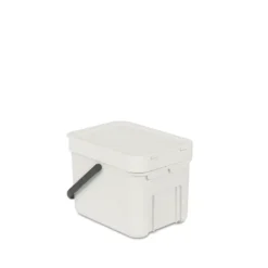 Brabantia Affaldsspand med låg 6L lys grå