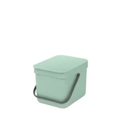Brabantia Affaldsspand med låg sort.kon. 6L lys grøn