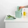 Brabantia Affaldsspand med låg sort.kon. 3 liter Lys grøn