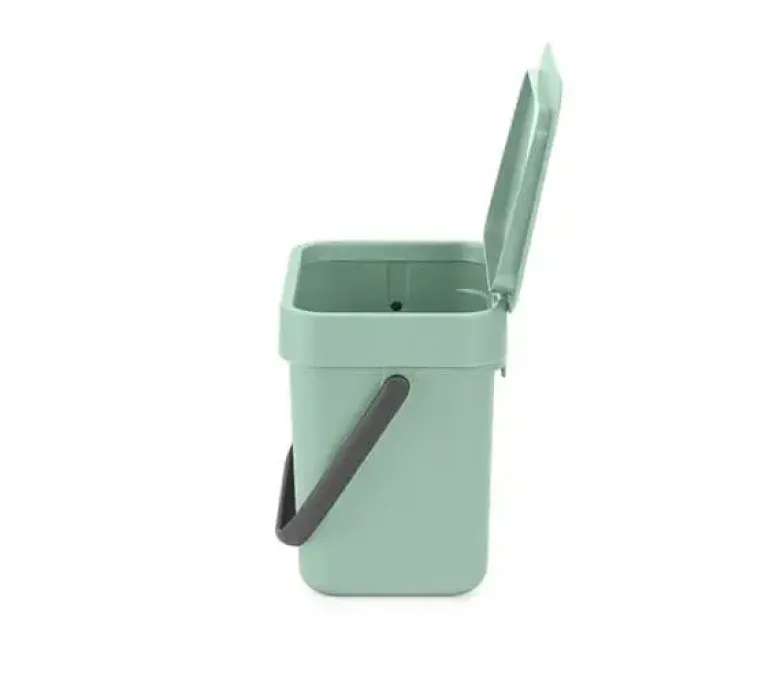 Brabantia Affaldsspand med låg sort.kon. 3 liter Lys grøn