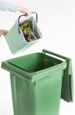 Brabantia Affaldsspand m. låg - 12 liter jade grøn