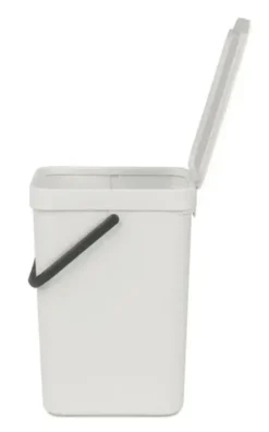 Brabantia Affaldsspand m. låg - 12 liter Lys grå