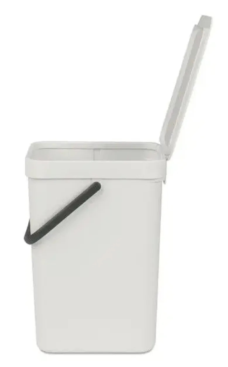 Brabantia Affaldsspand m. låg - 12 liter Lys grå