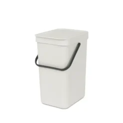 Brabantia Affaldsspand m. låg - 12 liter Lys grå