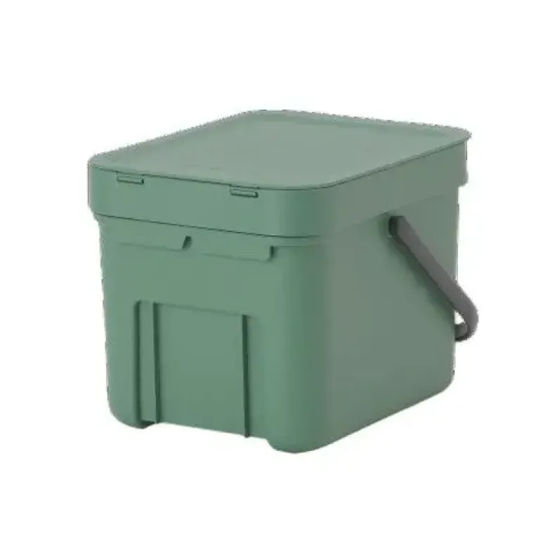 Brabantia Affaldsspand m. låg - 6 liter Grøn/Sort