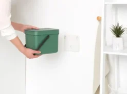 Brabantia Affaldsspand m. låg - 6 liter Grøn/Sort