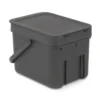 Brabantia Affaldsspand m. låg - 6 liter Grå