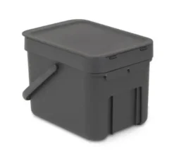 Brabantia Affaldsspand m. låg - 6 liter Grå