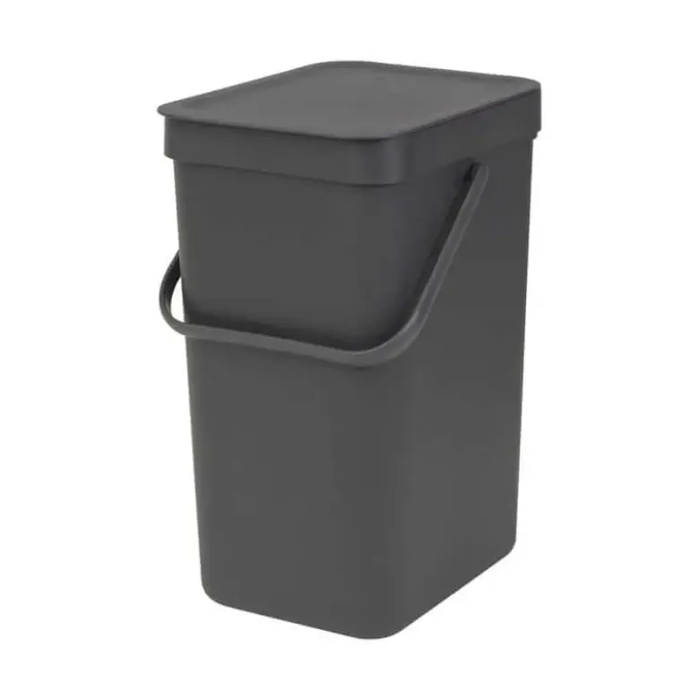 Brabantia Affaldsspand m. låg - 12 liter sort