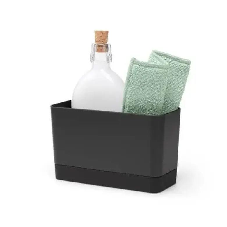 Brabantia lille opvaskeholder og -organizer - mørk grå