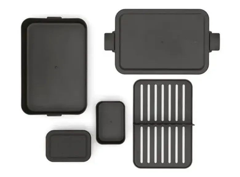 Brabantia Make & Take Madkasse Bento rumopdelt, stor, Grå