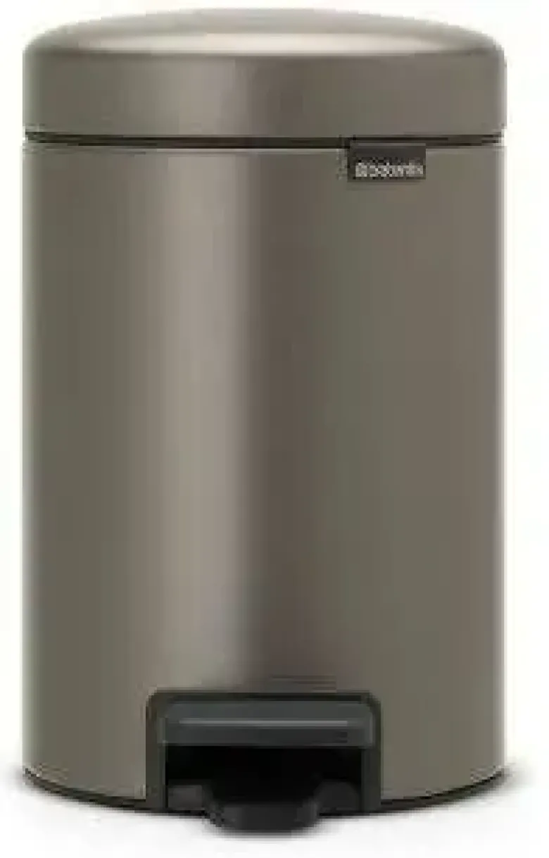 Brabantia Pedalspand Newlcon 3 liter Platinum