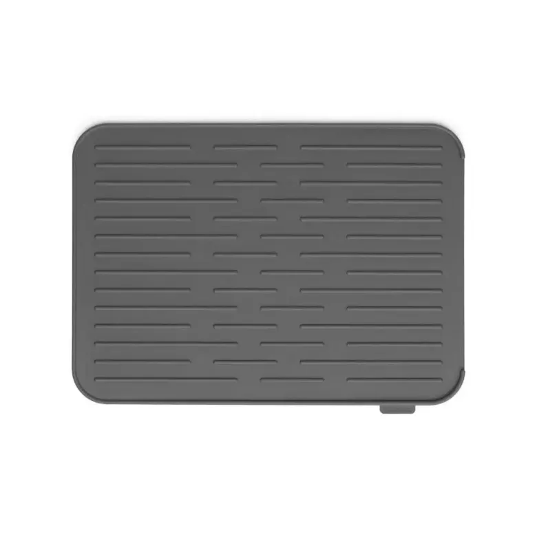 Brabantia silikone opvaske-måtte - mørk grå 32,5x48,3x0,9 cm