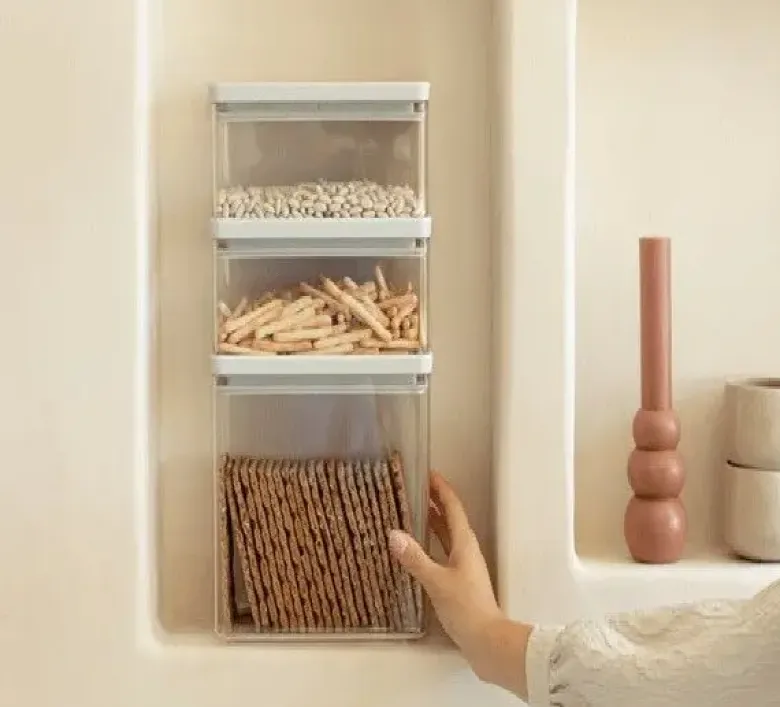 Brabantia Tasty opbevaringssæt stabelbar 3-pak