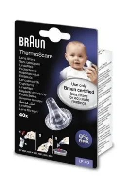 Braun Linsefilter til øretermometer(40 stk)