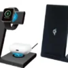 Condor Mobiloplader trådløs 3-i-1 med USB-C kabel