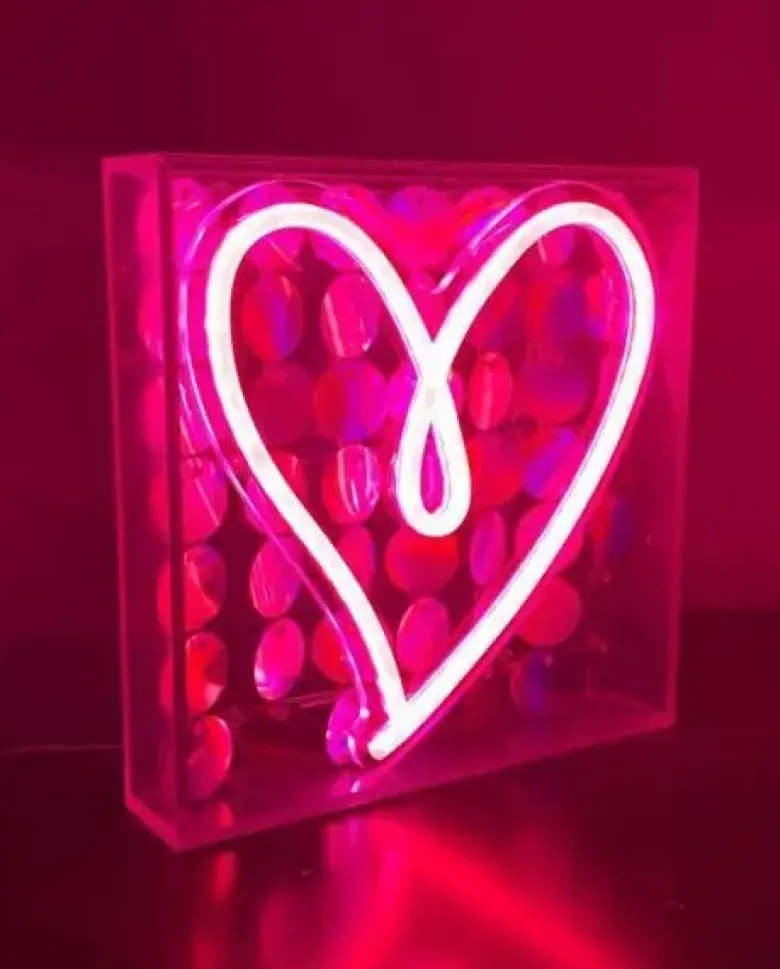 Condor Neonskilt til USB - HEART