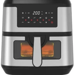 Conzept air fryer 7,5L digital med vindue