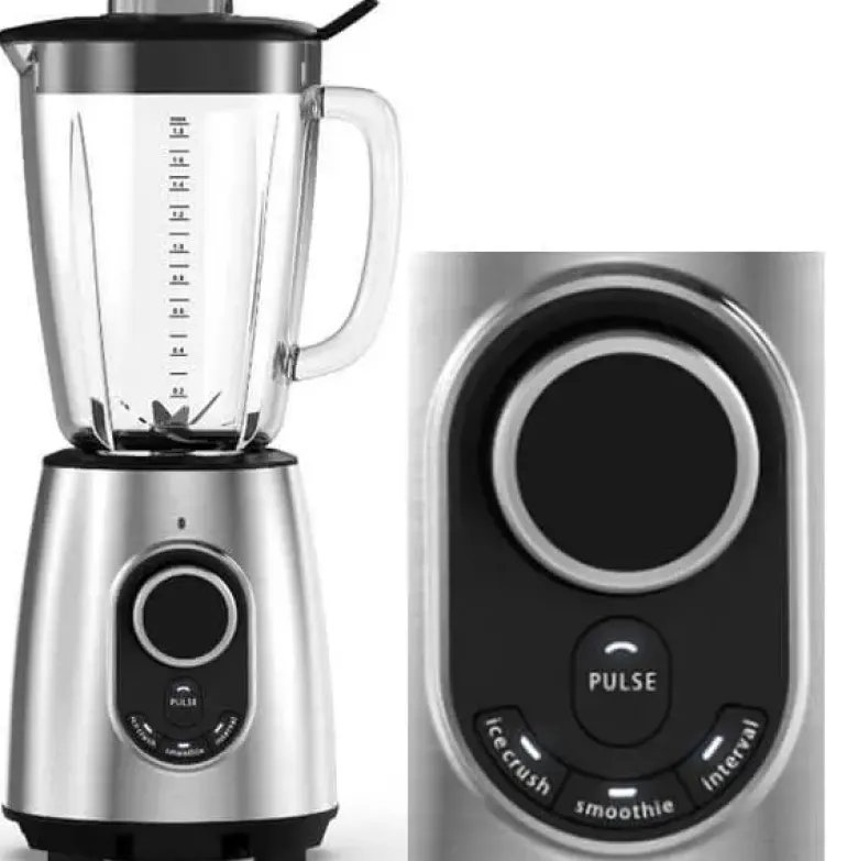 Conzept blender stål 1200 W 1,8 L glaskande