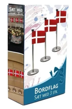 Conzept Bordflag 3-pak H20 cm
