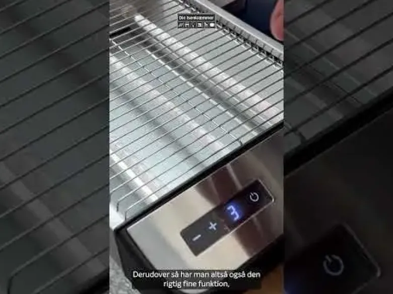 Conzept brødrister med digitalt display stål