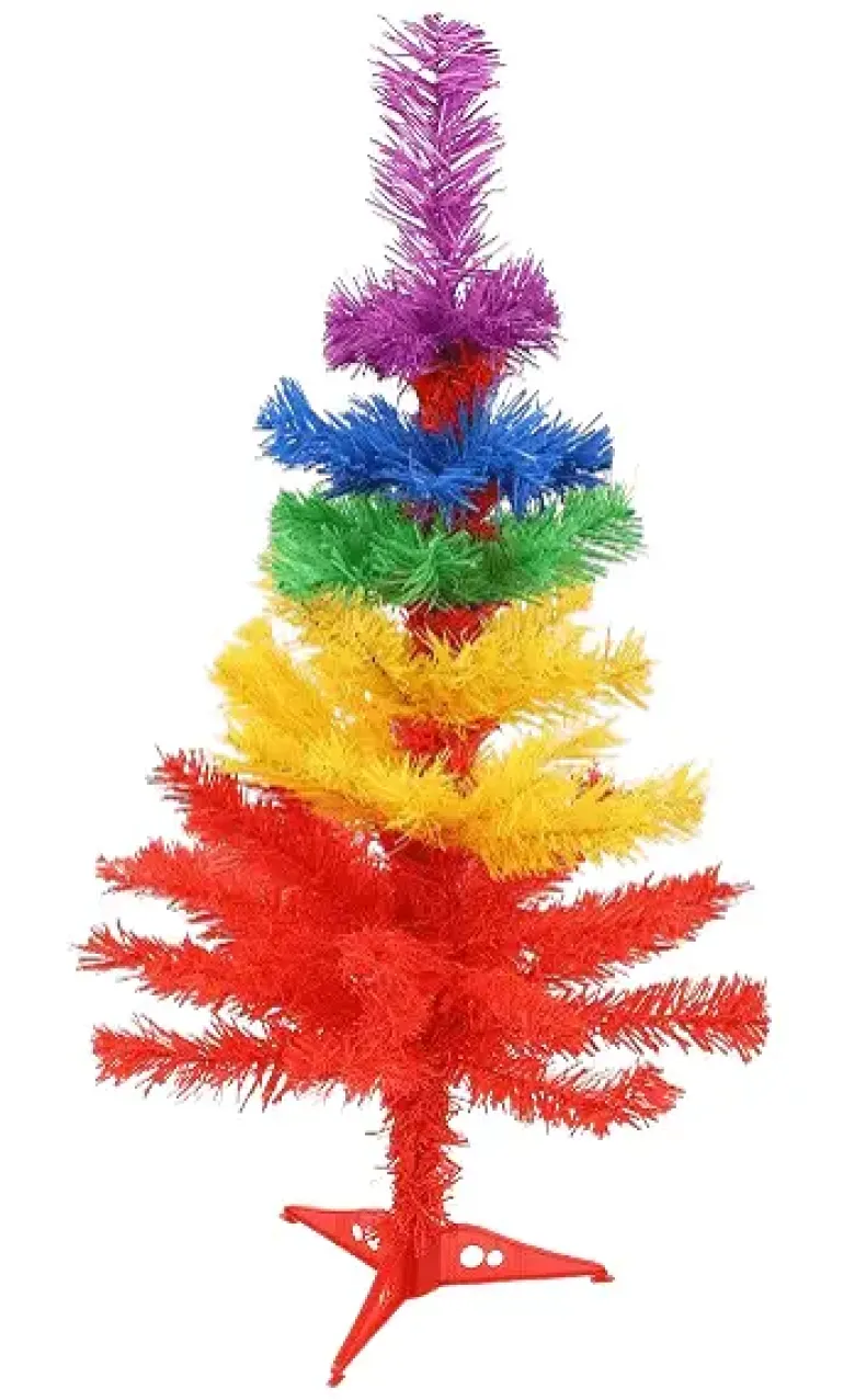 Conzept Juletræ regnbuefarvet H60 cm