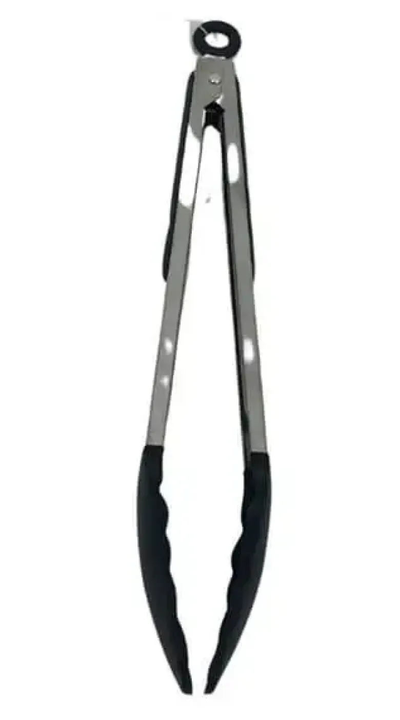 Conzept Kitchen madtang 23 cm med silicone sort/grå