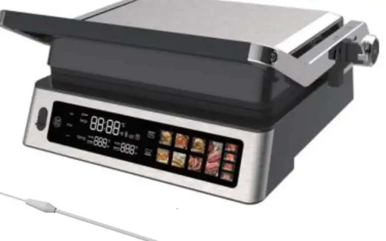 Conzept Kontaktgrill med display og trådløs stegetermometer