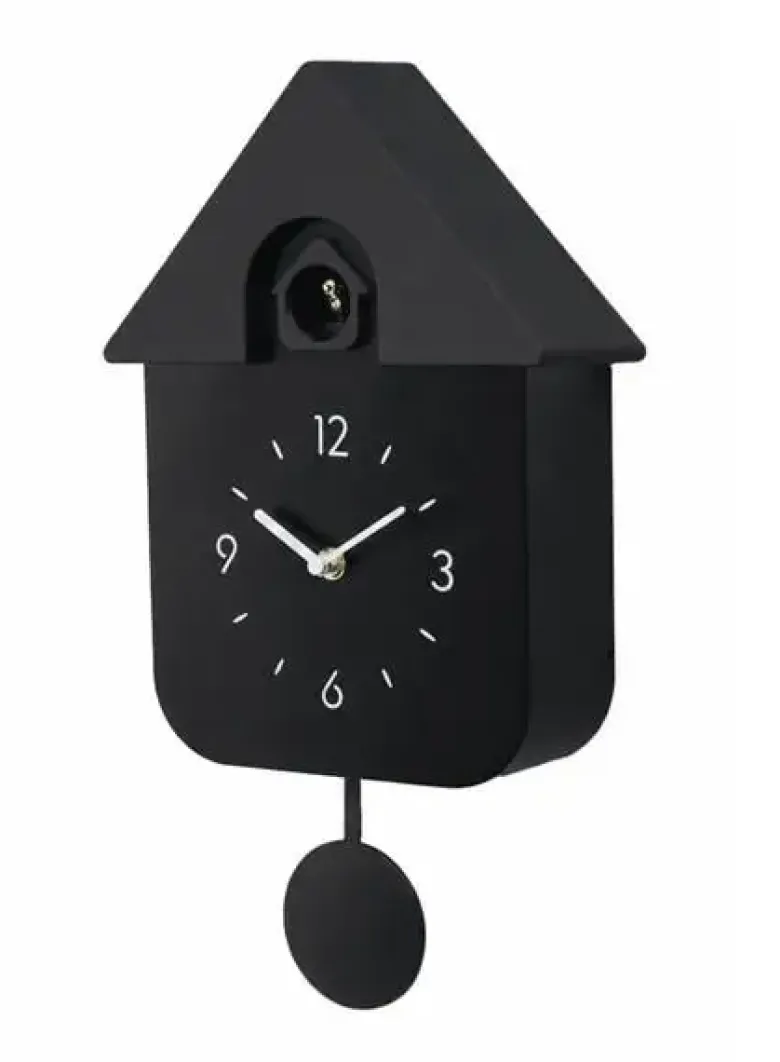 Conzept kuk-ur med fugl og pendul sort