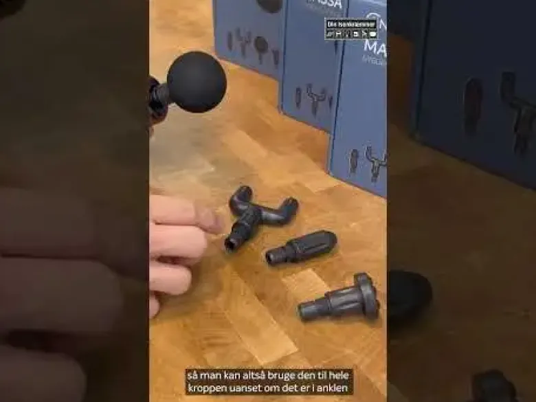 Conzept Massage pistol med 4 hoveder og 6 hastigheder