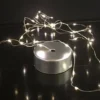 Conzept micro LED lyswire 100 LED sølv batteriboks